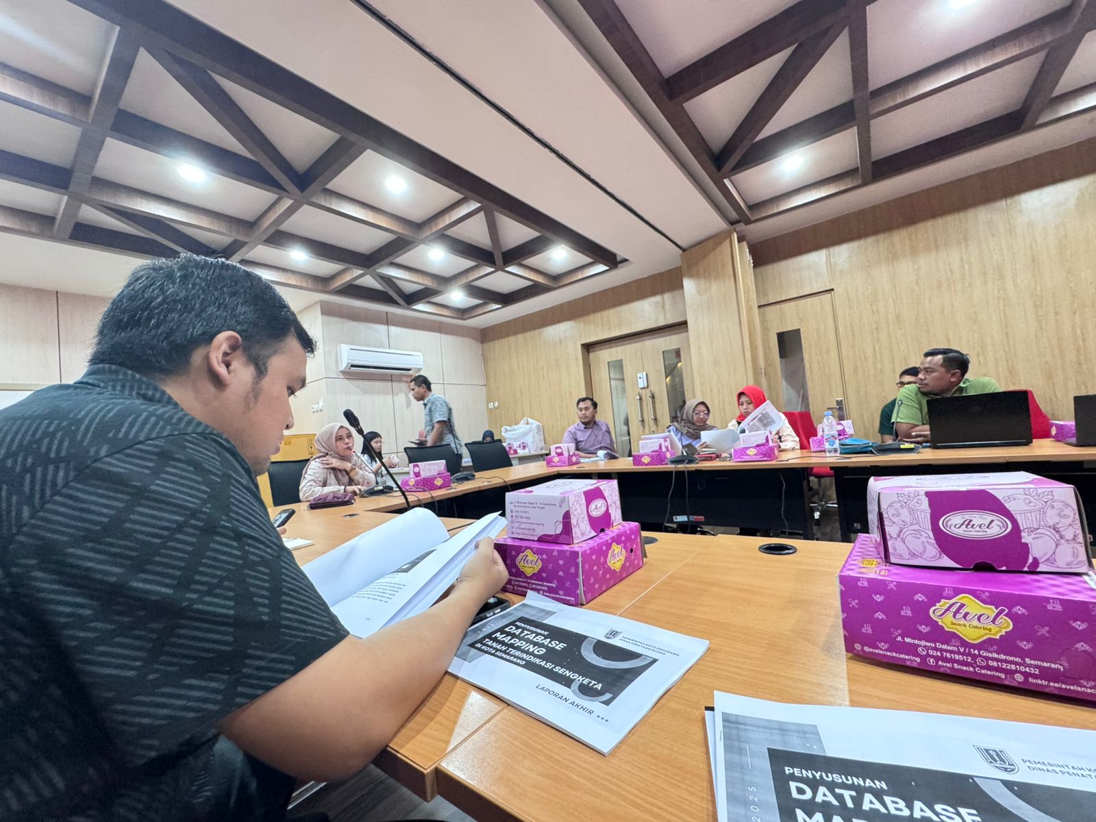 DISTARU Kota Semarang Gelar Rapat Pembahasan Laporan Akhir Penyusunan Database Mapping Tanah Terindikasi Sengketa